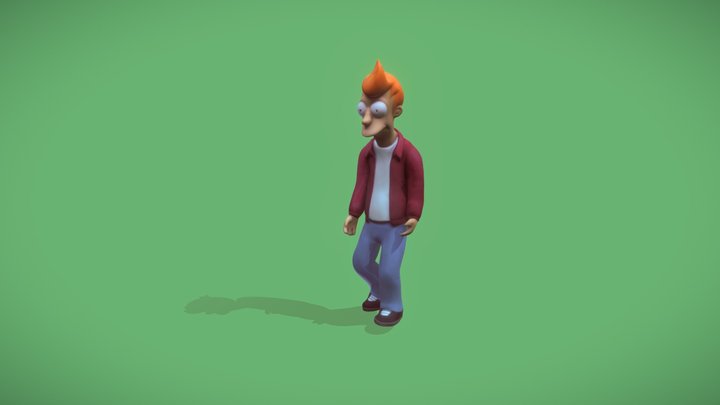 Animated Fry / Fry Animado 3D Model