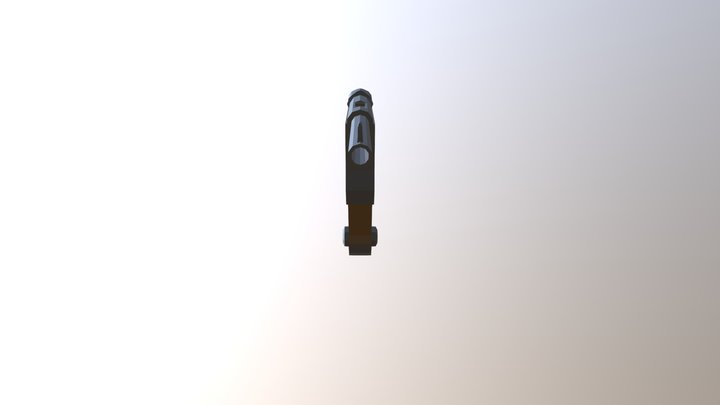 Type14 Nambu Pistol 3D Model