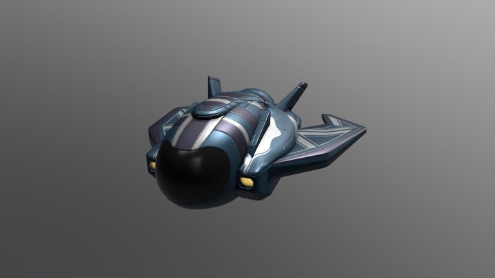 Spaceship 3D Model