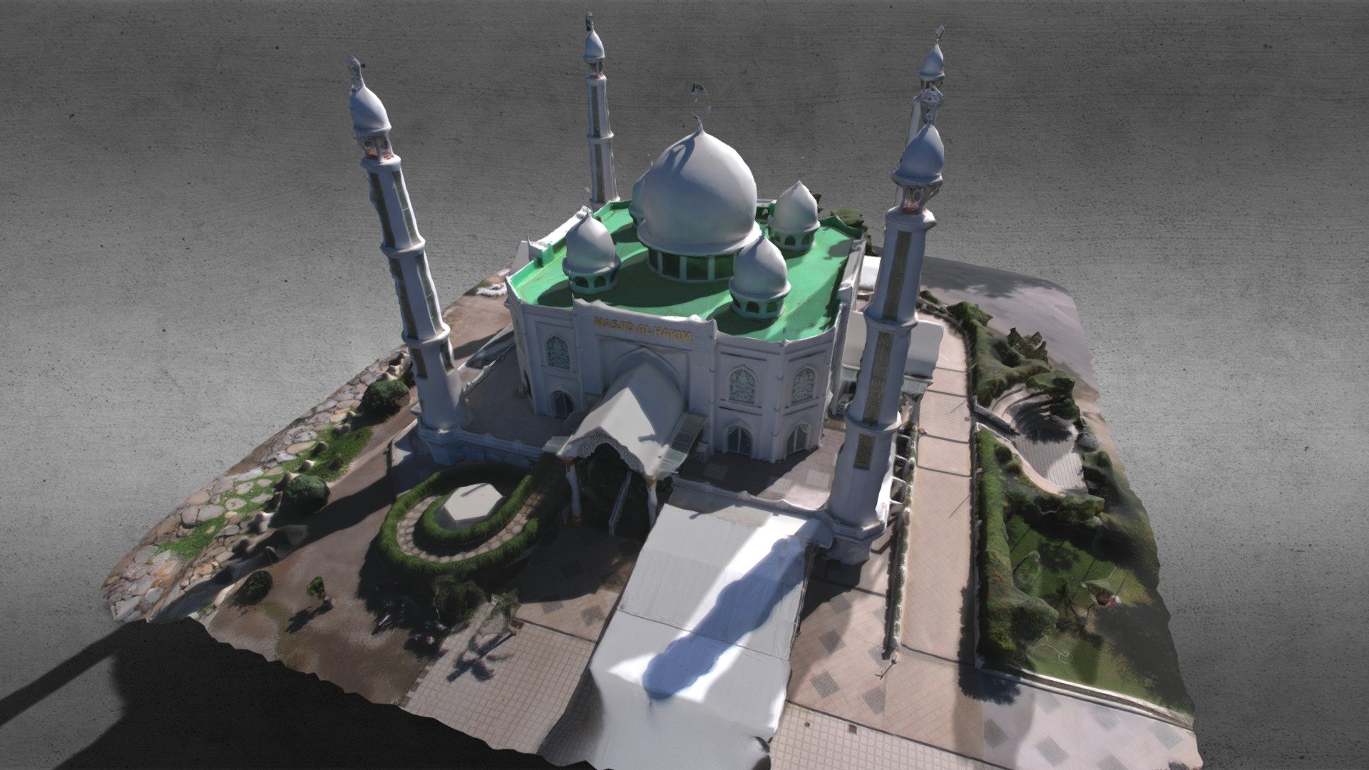 Masjid Alhakim 3 — Sketchfab embed 3D viewer