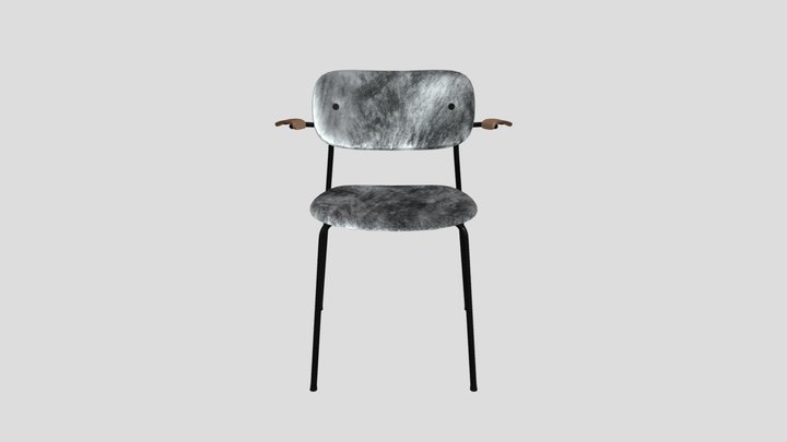 Co Dining Chair Fully Upholstered Black