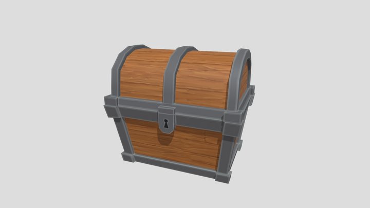 Treasure chest for Bamblup 3D Model