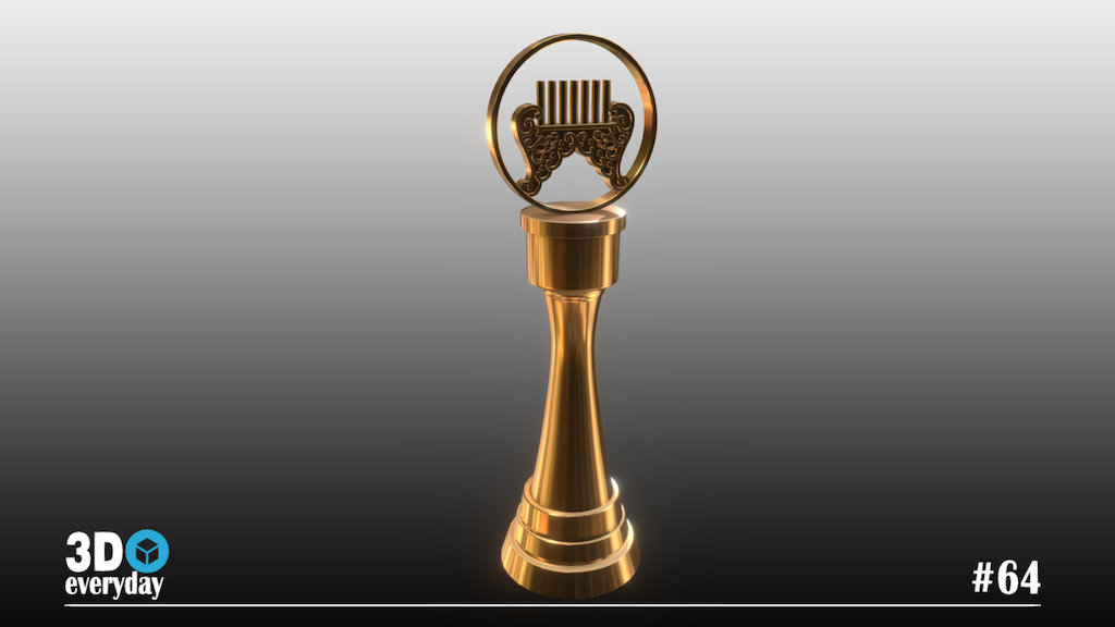 Day64 Golden Melody award Download Free 3D model by JuanG3D