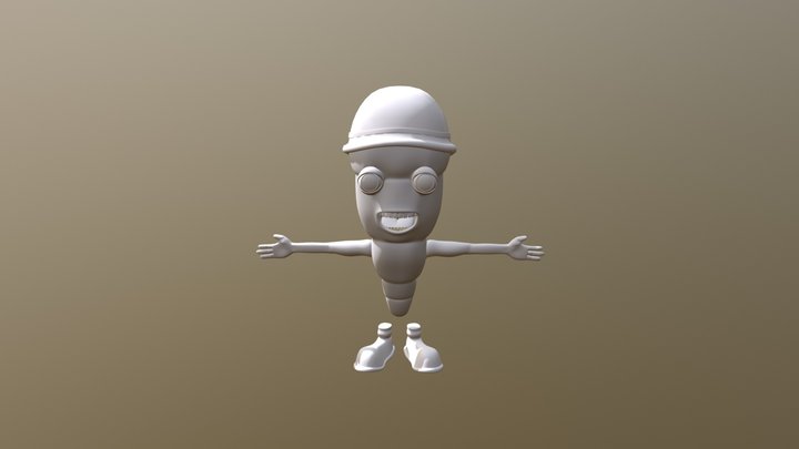 Carrot Soldier WIP 3D Model