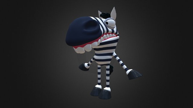 Zøren - Zebra 3D Model