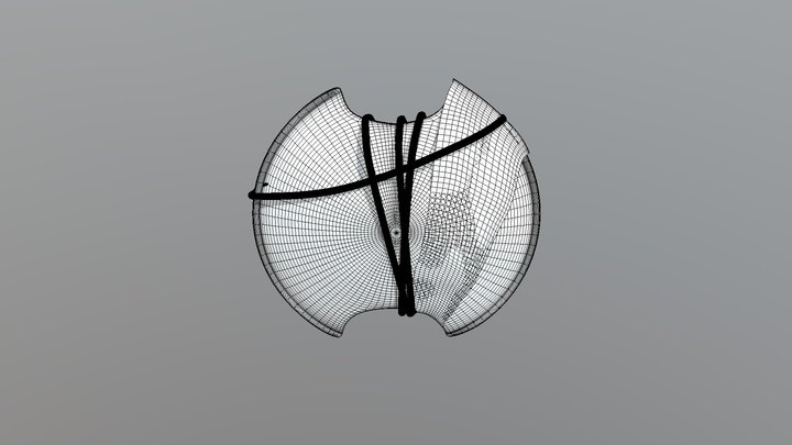 3D Shield Model 3D Model