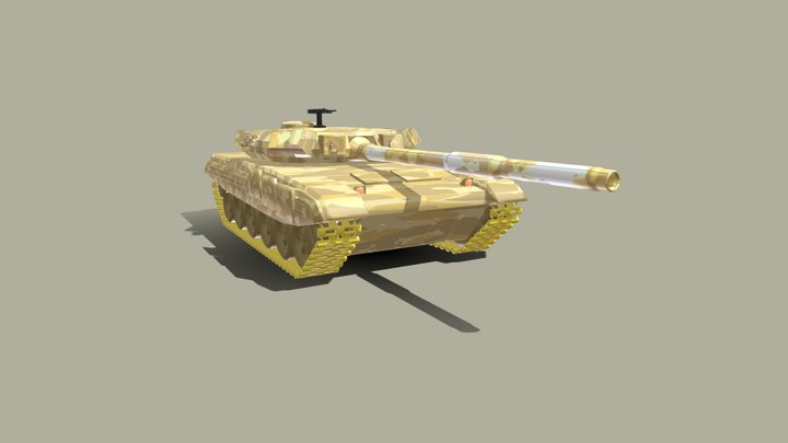 Tank (T-90?) 3D Model