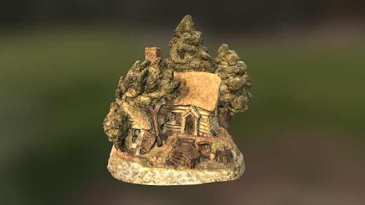 English Cottage 3D Model