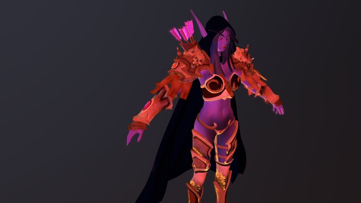 Dark Elf 2 3D Model