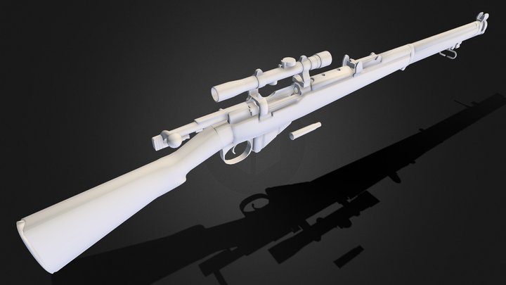 Lee Enfield No.1 Mk.3 SMLE 3D Model