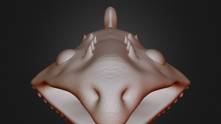 SCULPTJANUARY 01 - Deep Water Beast 3D Model