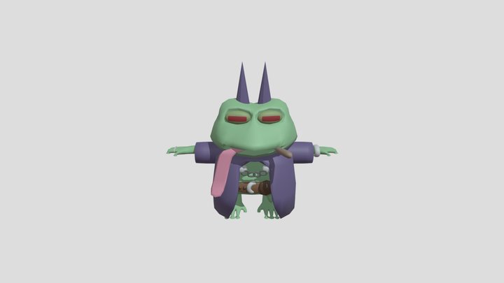 Sapo oficial de vdd 3D Model