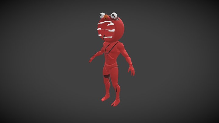 Elmo Oh No 3D Model