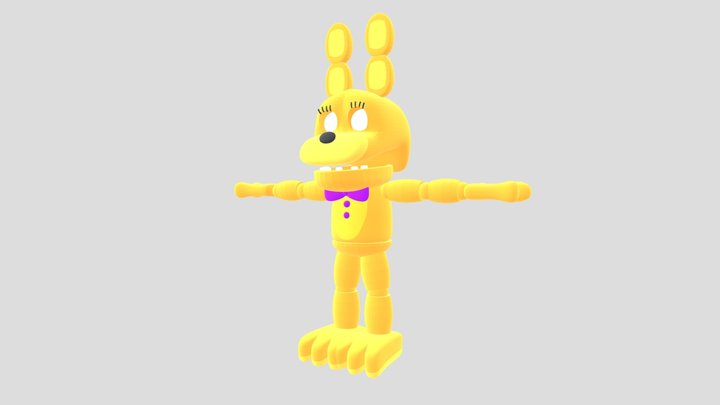 Spring Bonnie (FNAF World) 3D Model