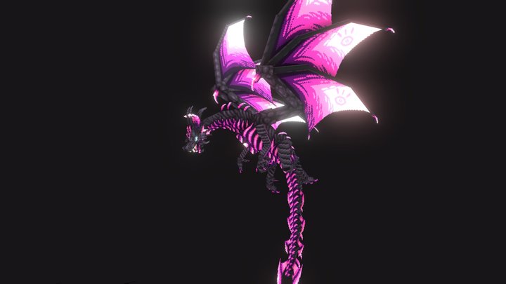 [Creature] Void Storm Dragon 3D Model