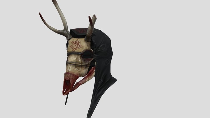 Blood ritual mask 3D Model