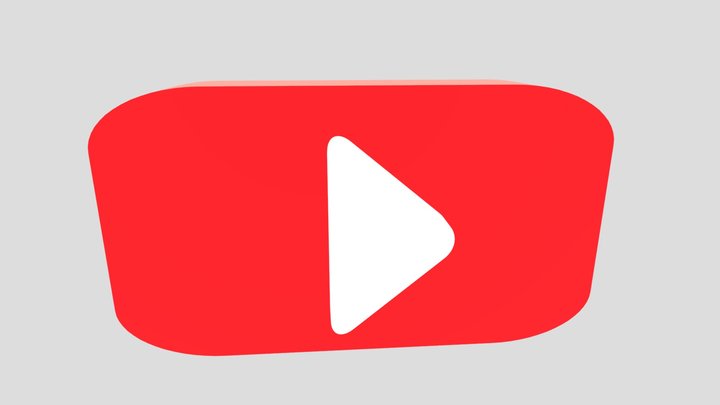 YOUTUBE LOGO – Modèle 3D gratuit STL