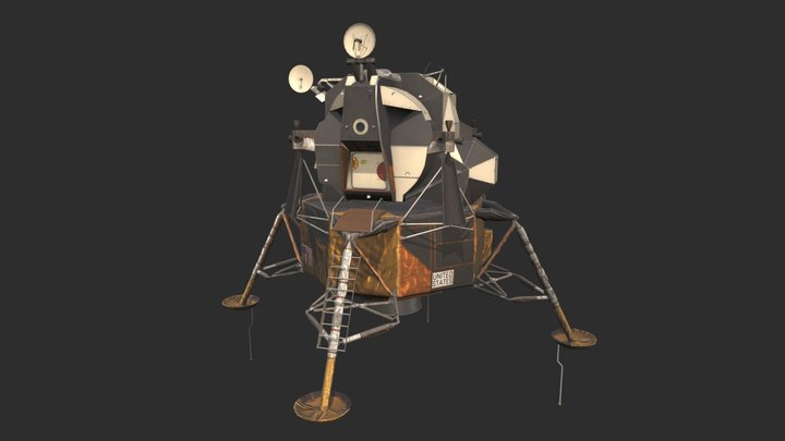 LunarModule Digistar 3D Model