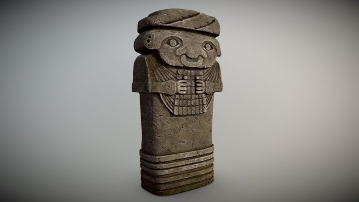 Moon deity (San Agustín Colombia) 3D Model
