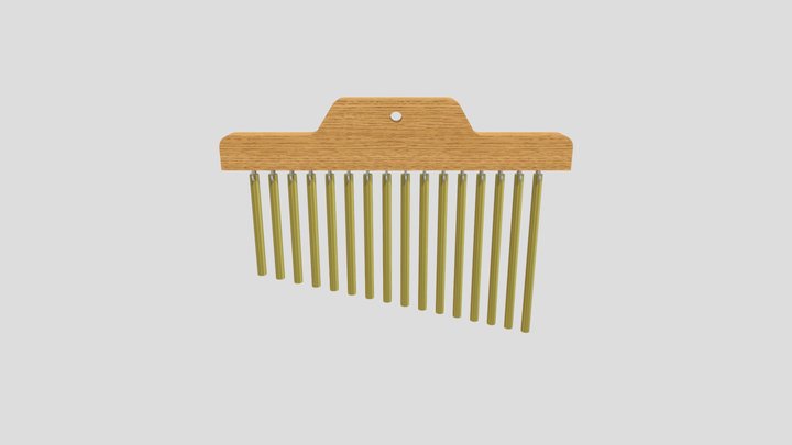 3DXW21 Bar Chimes 3D Model