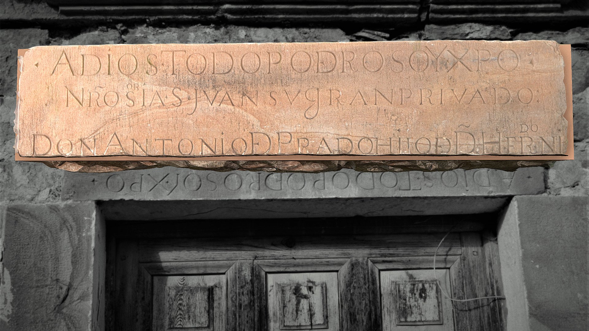 Epitafio capilla del palacio de Renedo