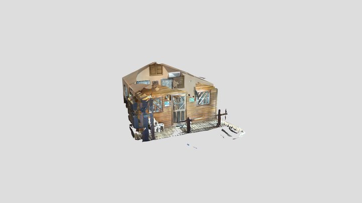 Ocean Side Cabin 3D Model