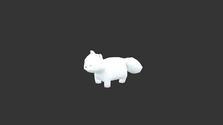 Wolf(White) 3D Model
