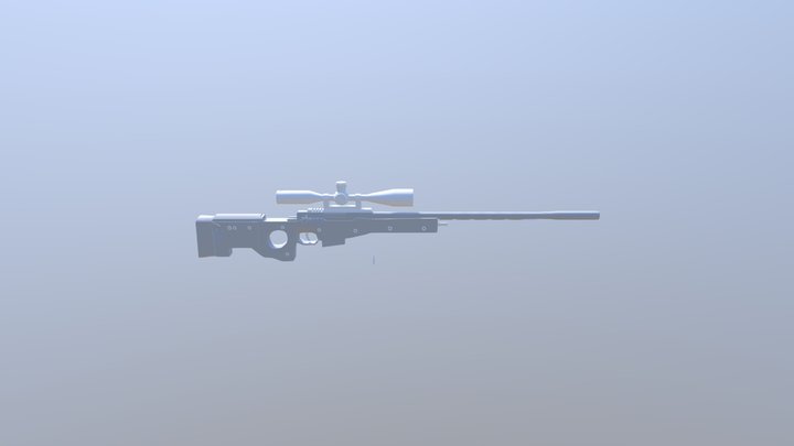 Sniper Rifle WIP - LP 3D Model