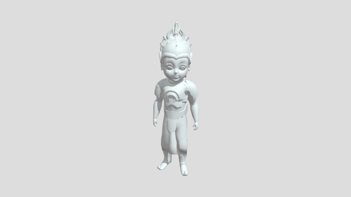 lord Krishna 3D Model