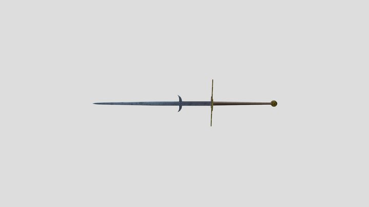 009a_ Weapons_ Zweihander 3D Model