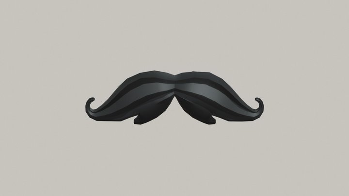 Mustache Free Model (Bigote) 3D Model