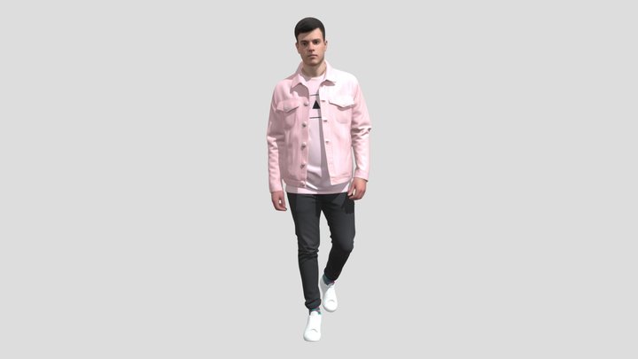 Pink Denim Jacket Look – Modelo 3D gratuito STL
