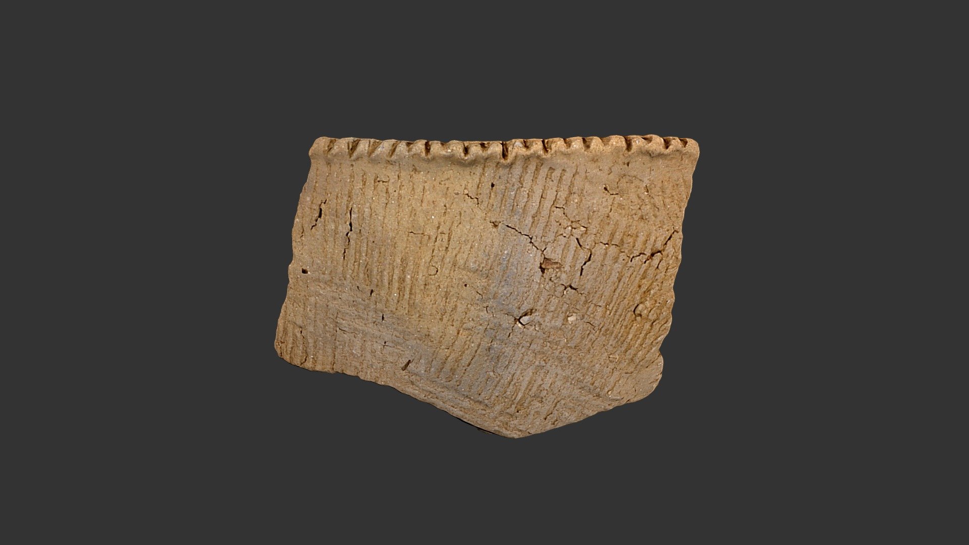 Pisgah Complicated Stamped Rimsherd (2021p812)