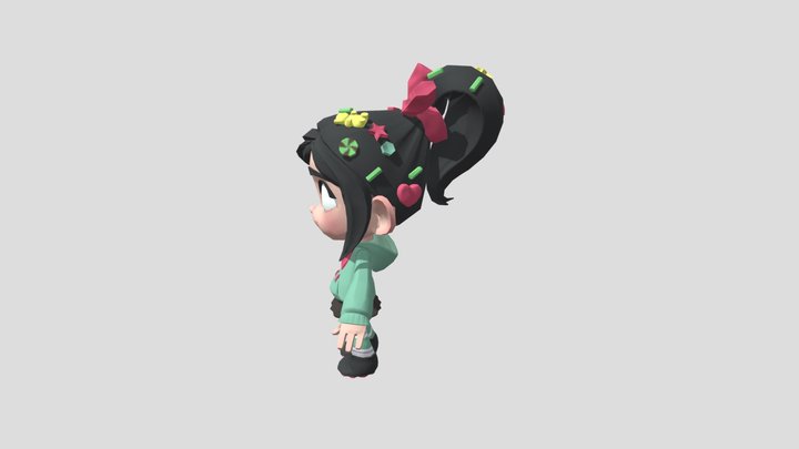 PC Computer - Disney Infinity - Vanellope Von Sc 3D Model