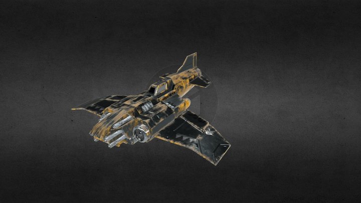 Aronave de combate 3D Model