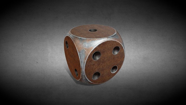 [Free] Rust dice 3D Model