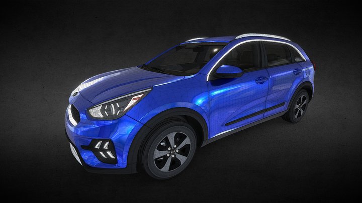 2021 Kia Niro FE Eco Hybrid 3D Model