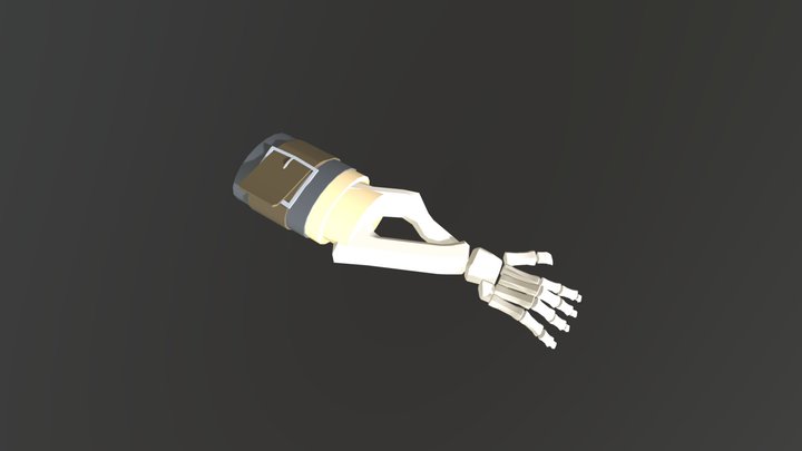 Sea of Thieves prosthetic skeleton arm 3D Model