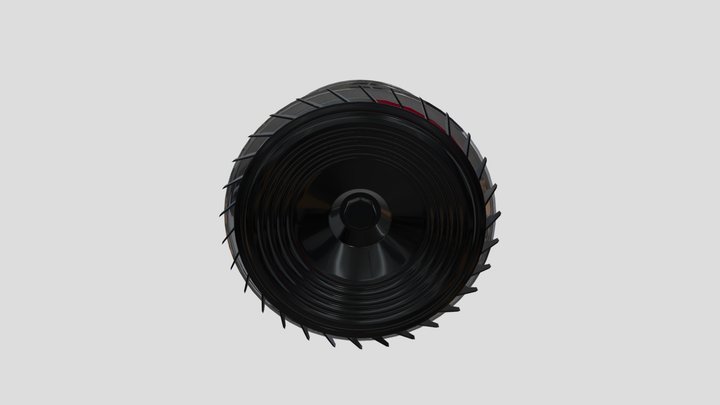 Turbo Fan Rim 3D Model