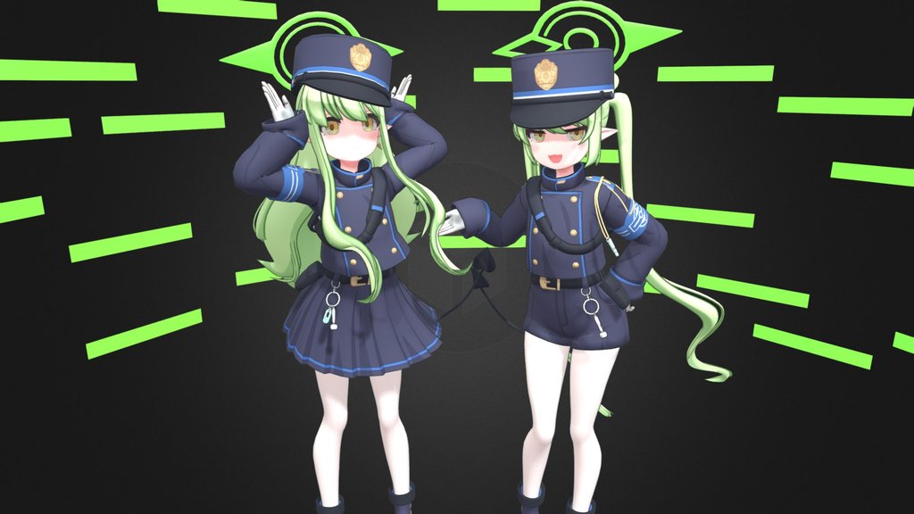 Blue Archive: Highlander Twins, Nozomi & Hikari