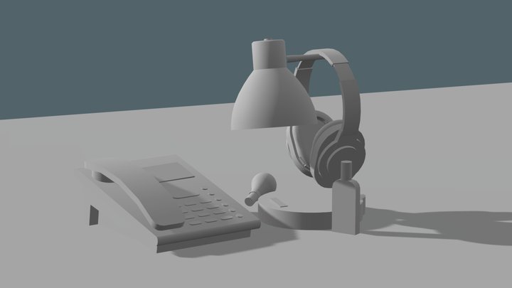 blocking scene 3D Model