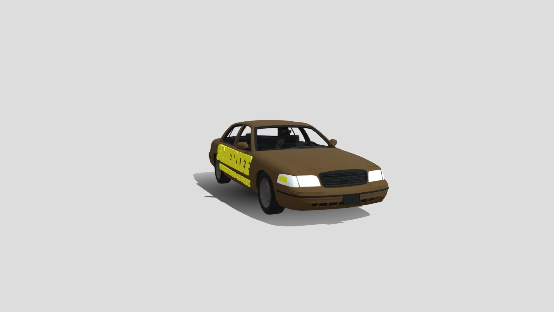 SHERIFF Crown Victoria-Slicktop
