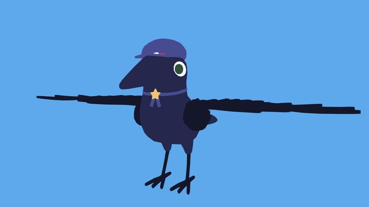 Dokibird: Crowki 3D Model