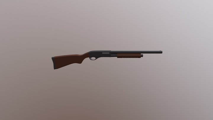 Remington 870 3D Model