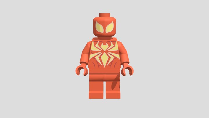iron spiderman 3D Model