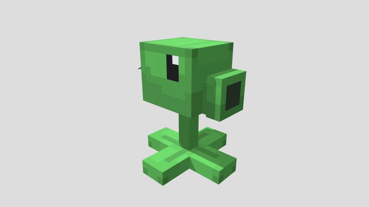 Peashooter pvz 3D Model