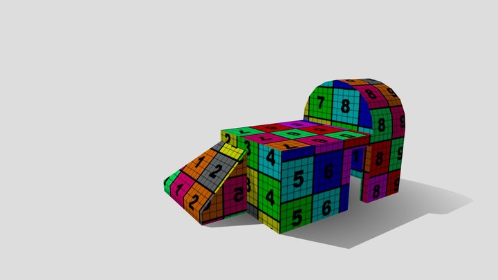 UV Model for Assignment 4 3D Model