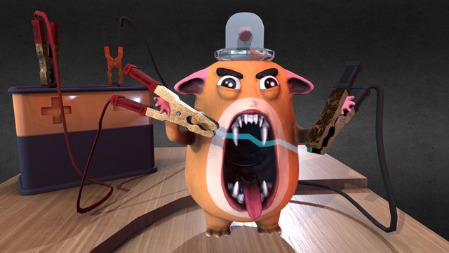 Never Mechanically Augment your Pet Hamster! 3D Model