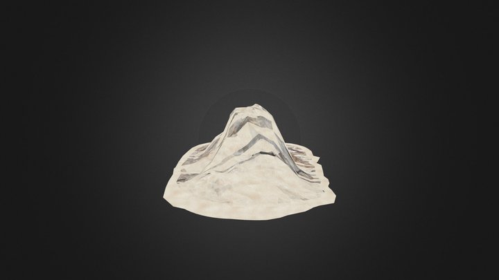 rock, big stone, sea,  3D Model