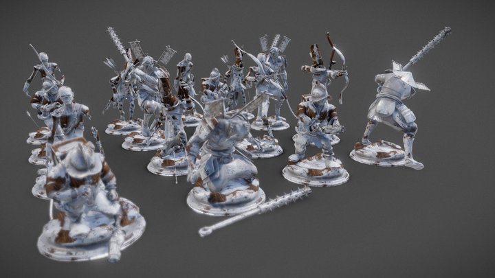 RPG Action Miniatures 3D Model